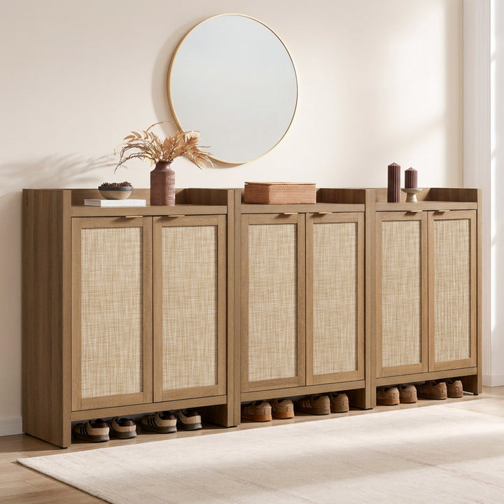 Savanna Shoe Cabinet, 24 Pairs Shoes