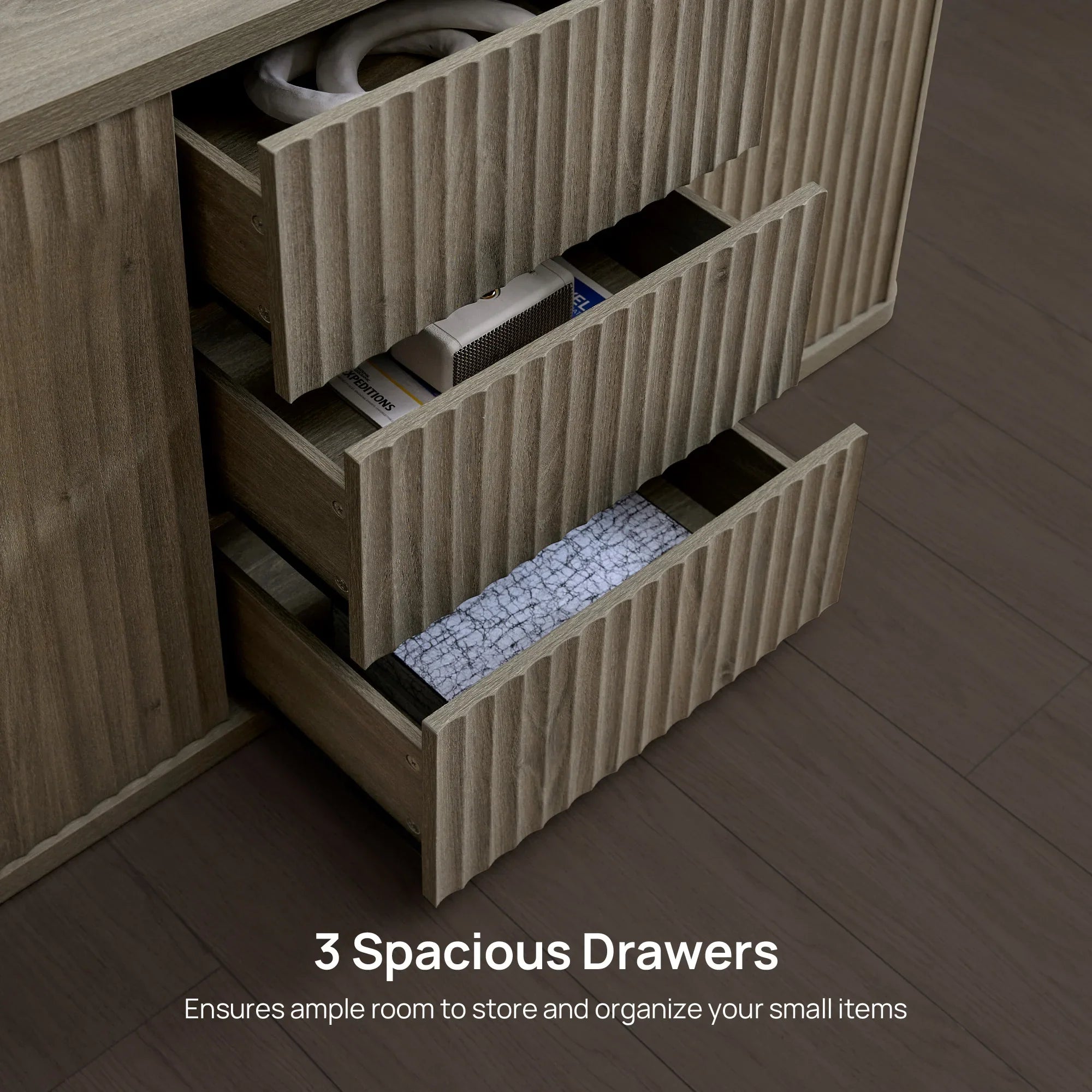 Cas Sideboard With 2 Doors And 3 Drawers