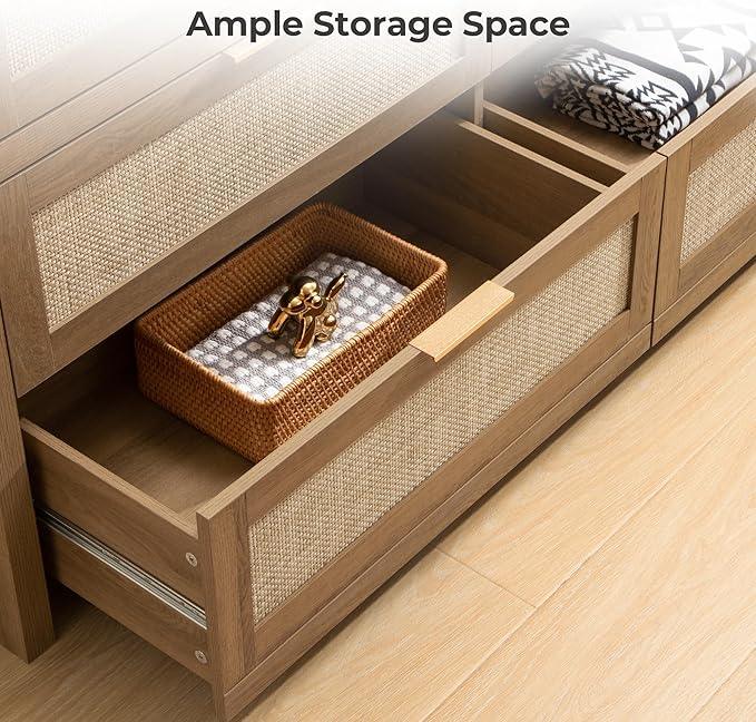 Savanna Cabinet Bedroom Set with Charging Station