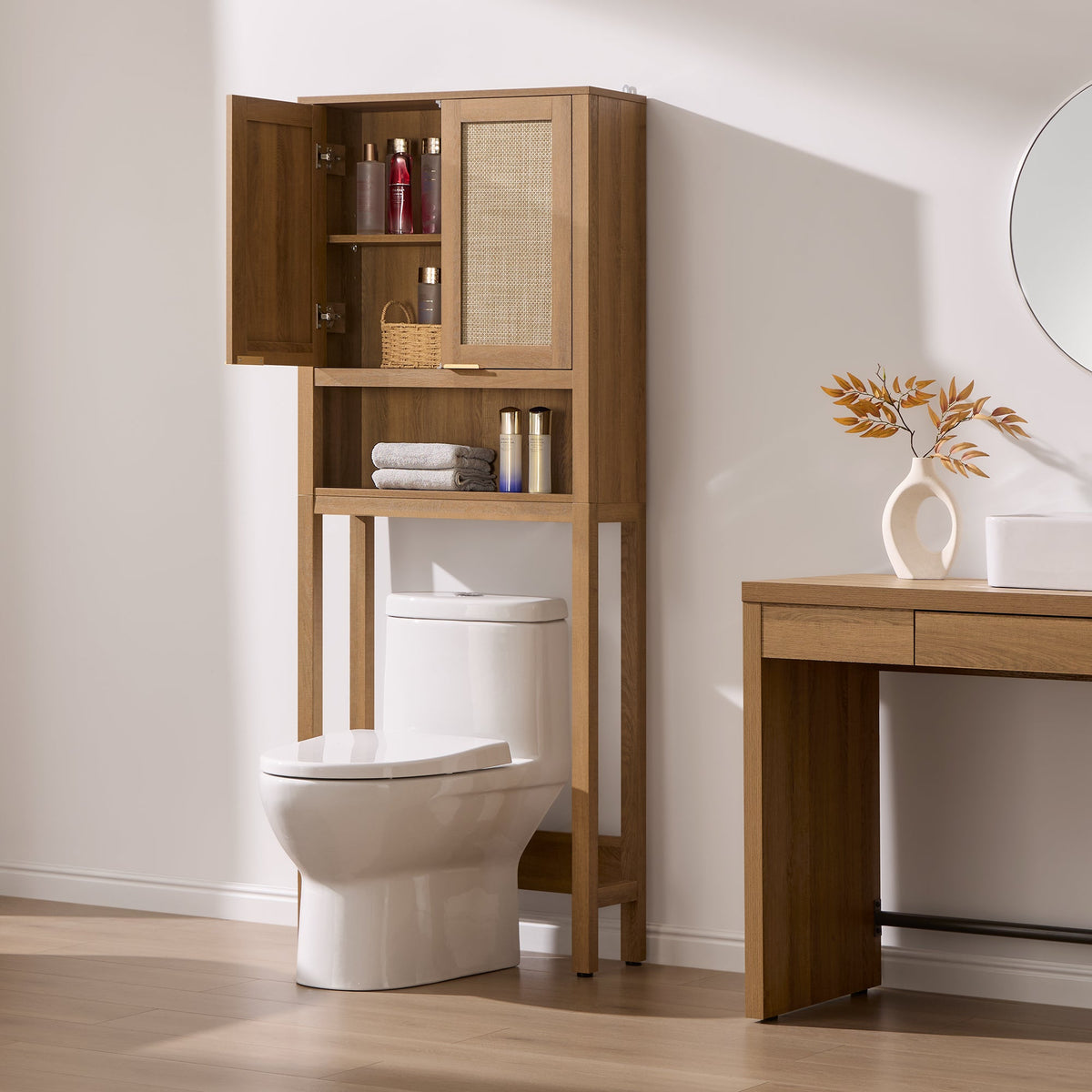 Savanna Over-the-Toilet Bathroom Storage Cabinet