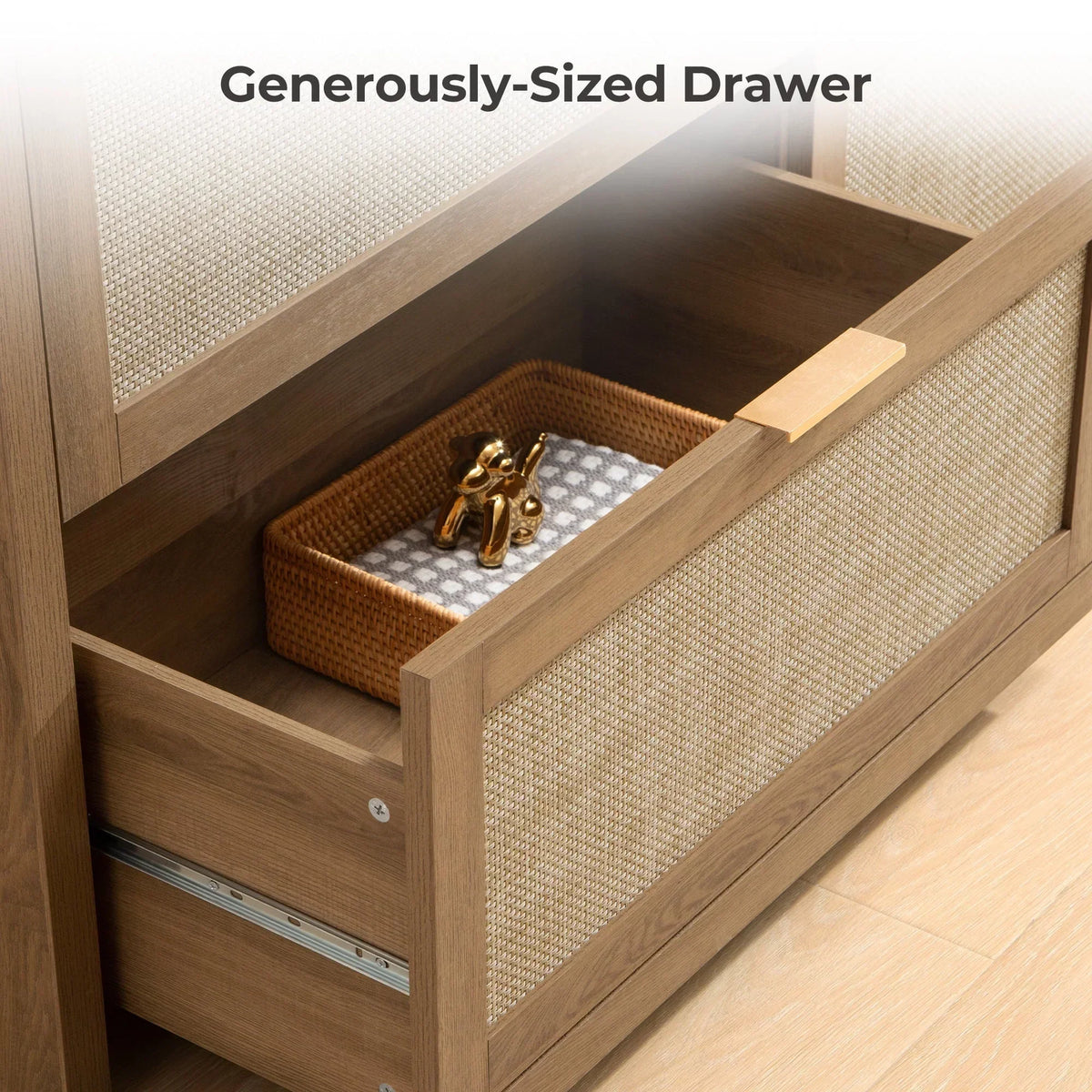 Savanna Rattan 4 Drawers Dresser