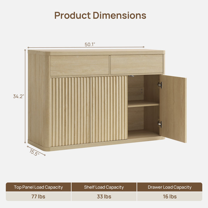 Cas Sideboard Buffet with Large Storage