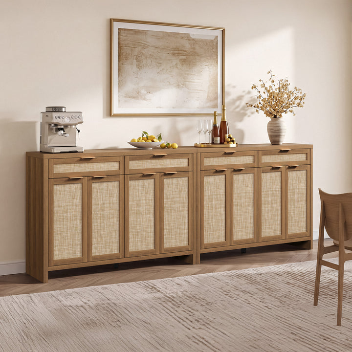 Savanna 59Inch-Wide Buffet Cabinet, Large Storage