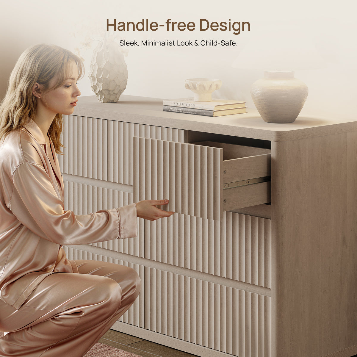 Cas 7-Drawer Dresser and Large-Size Nightstands Set