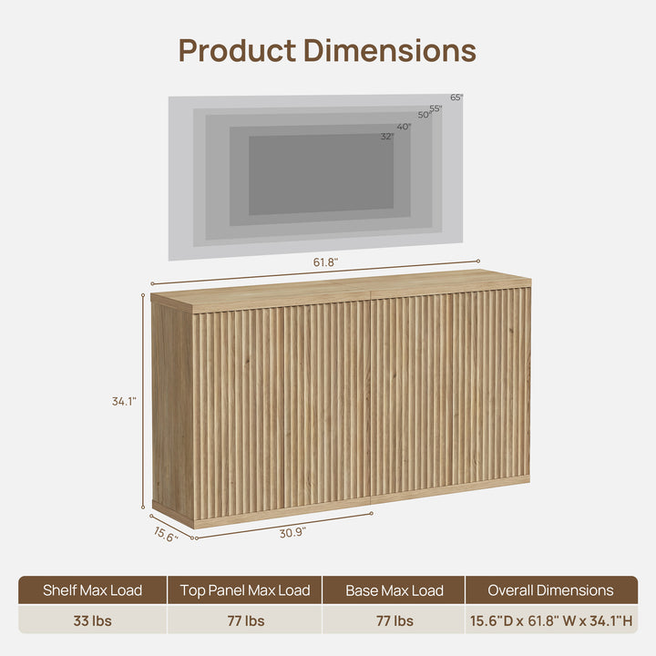 Stria Sideboard Cabinet for Living Room