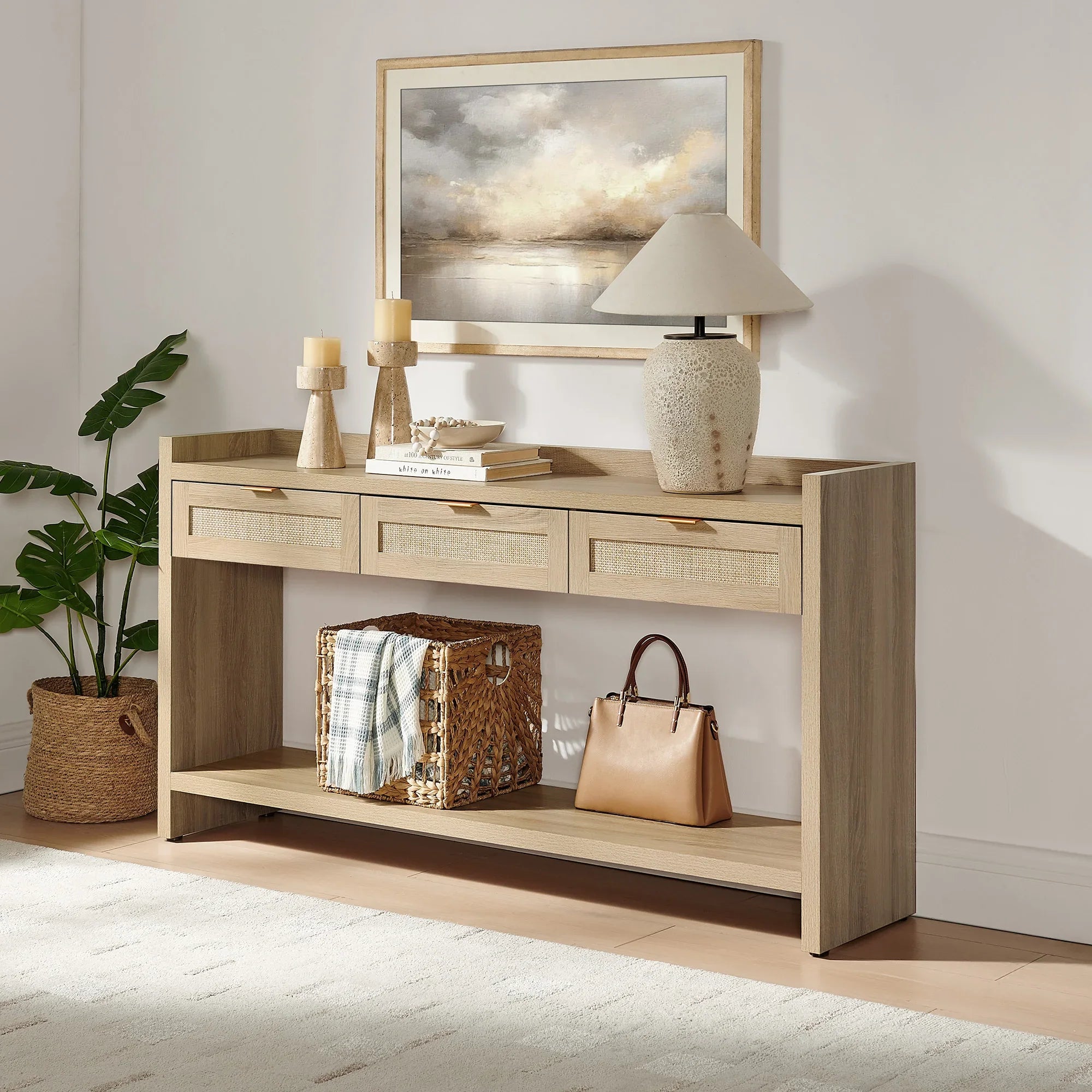 Savanna Entryway Table with Storage