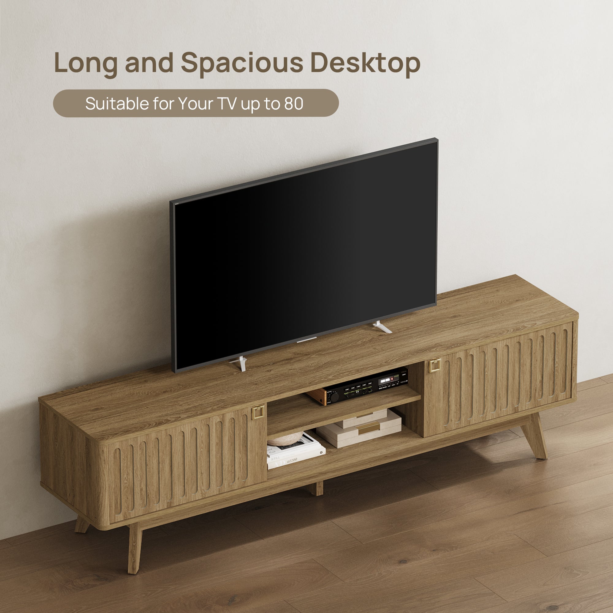 Domus 70 Inch TV Stand with Storage