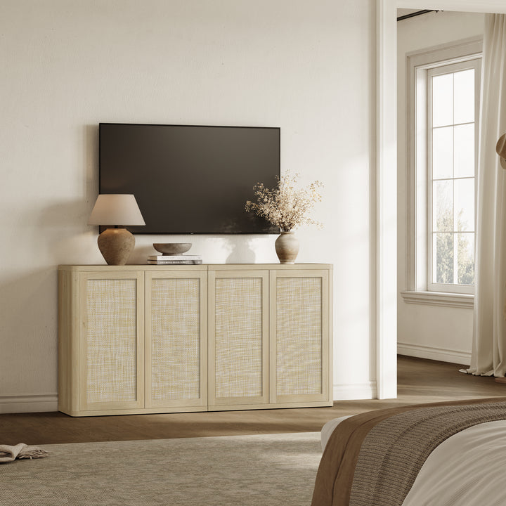 Zura Modular TV Stands Set of 3, Large Storage