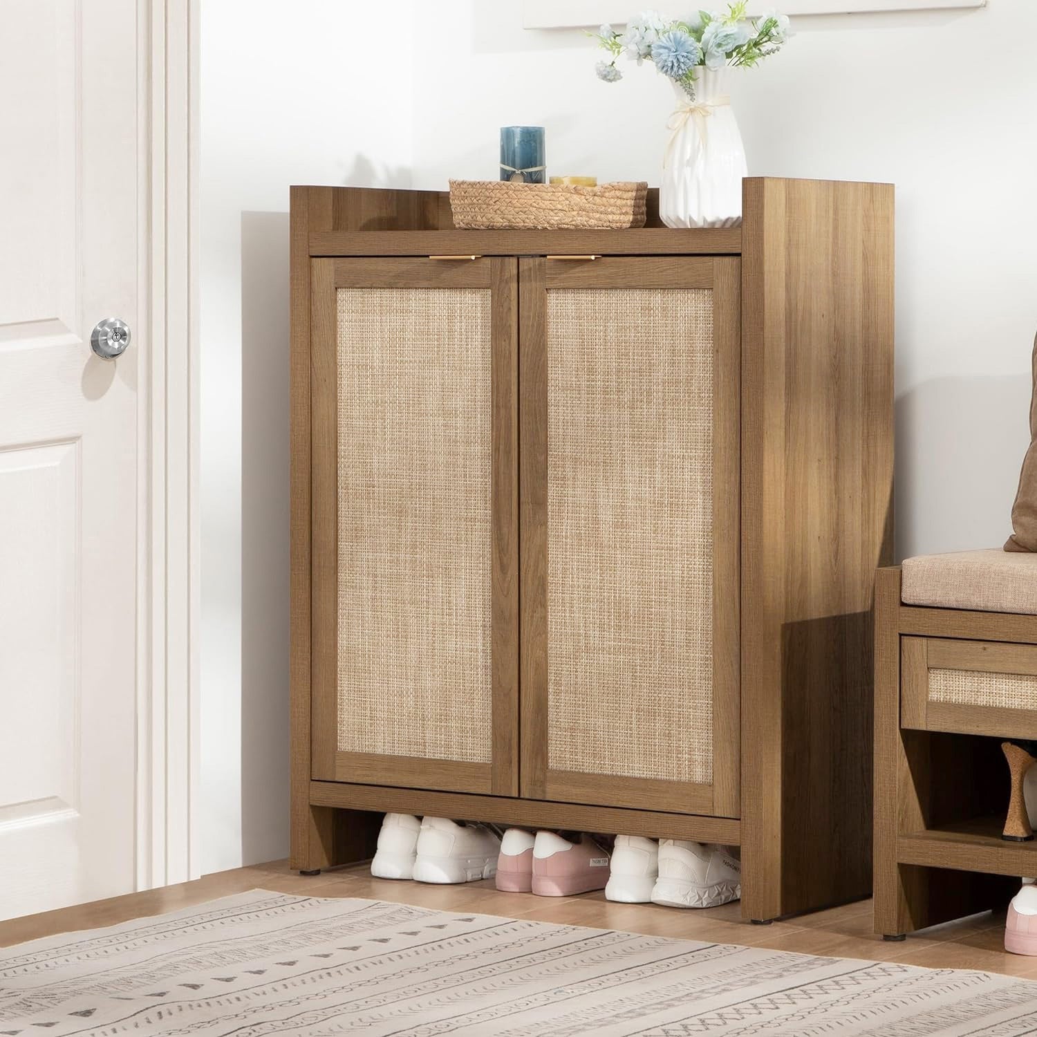 Savanna Shoe Cabinet, 24 Pairs Shoes