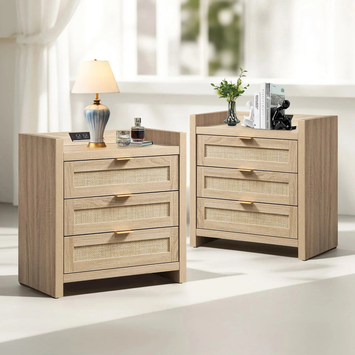 Savanna Small 3 Drawer Dresser, Set of 2