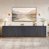 Cas 61'' Wide TV Stand with 4 Doors, Set of 2