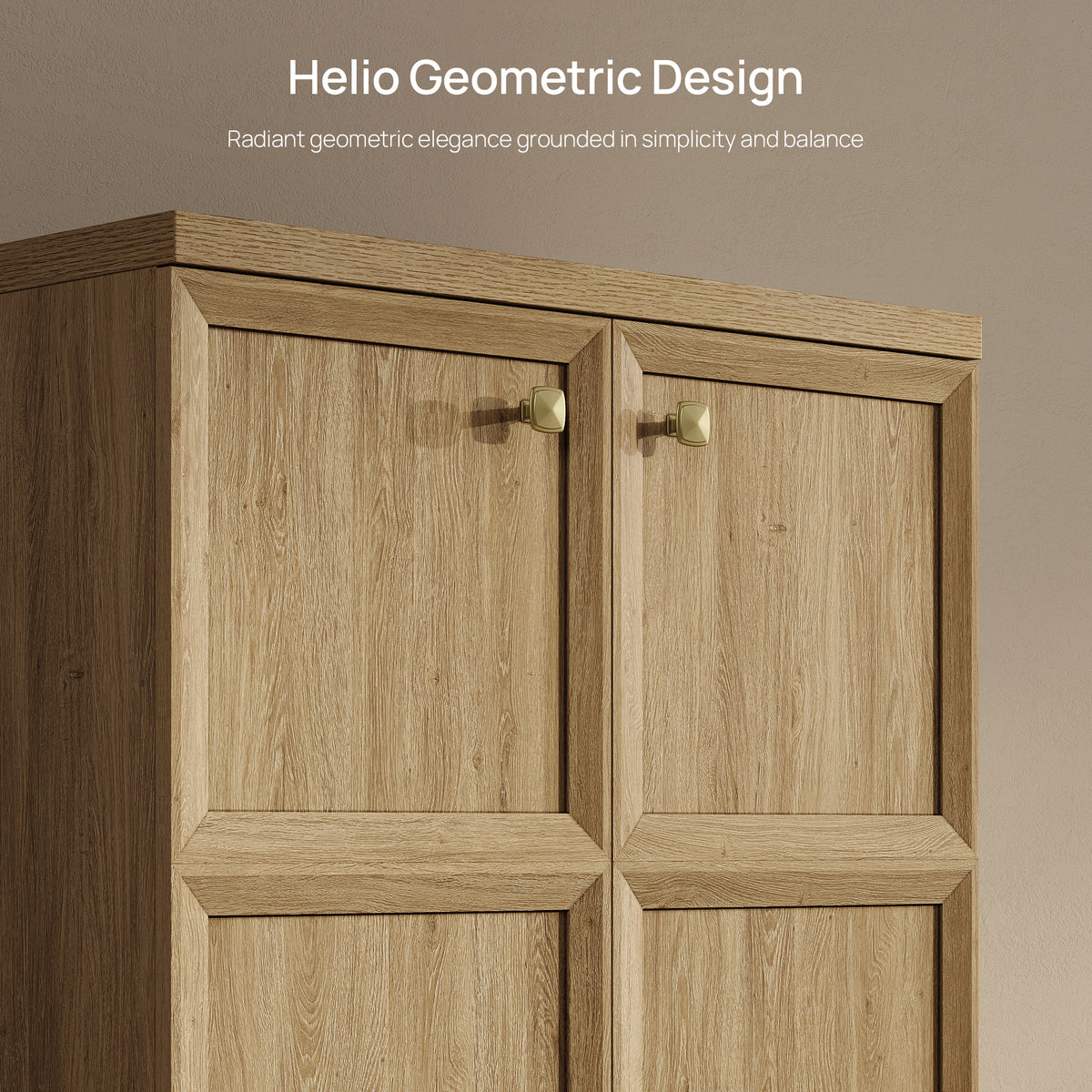 Helio 2-Door Sideboard, Sectional Design, Set of 2
