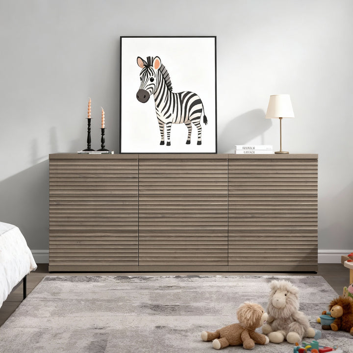 Stria Modular 9 Drawers Dresser Bedroom Set