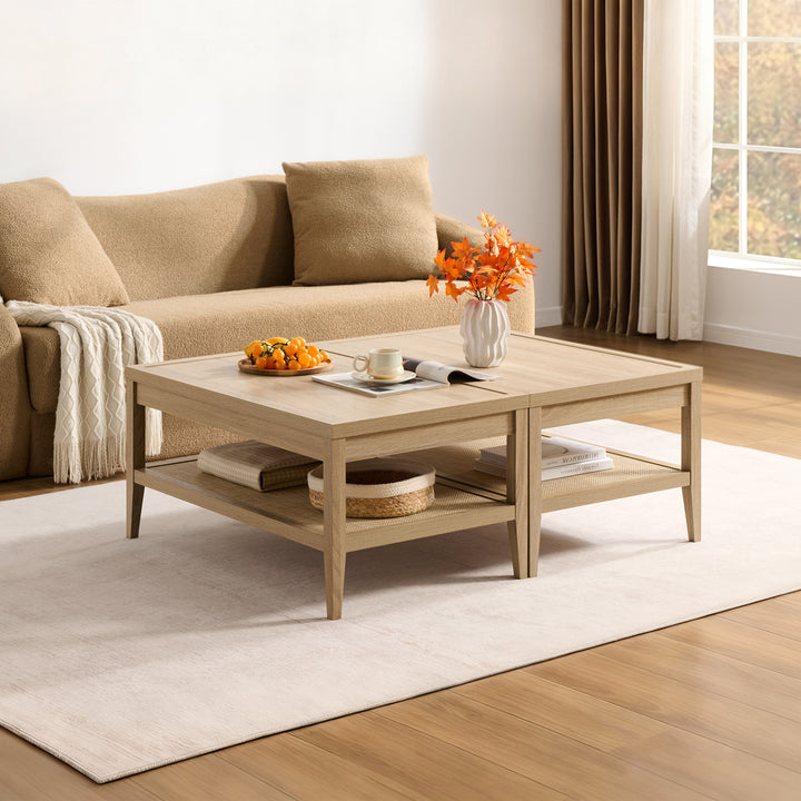 Savanna Rectangular Coffee Table, Space-Saving