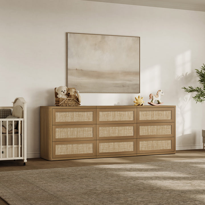Zura Sectional 9 Drawers Dresser Sets