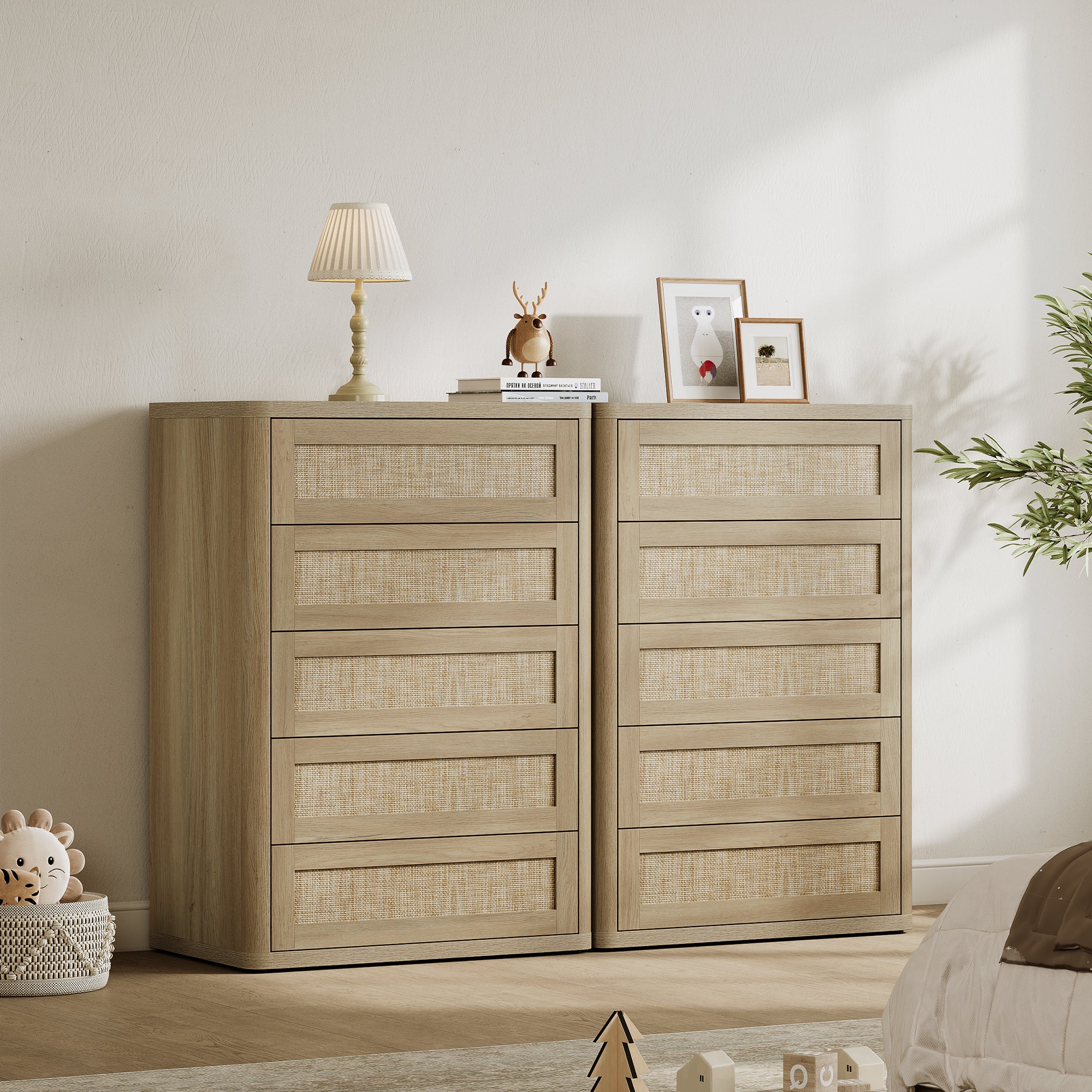 Zura Modern Dresser with 5 Drawers