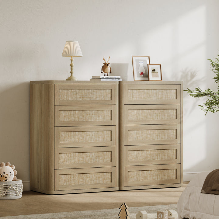 Zura Modern Dresser with 5 Drawers