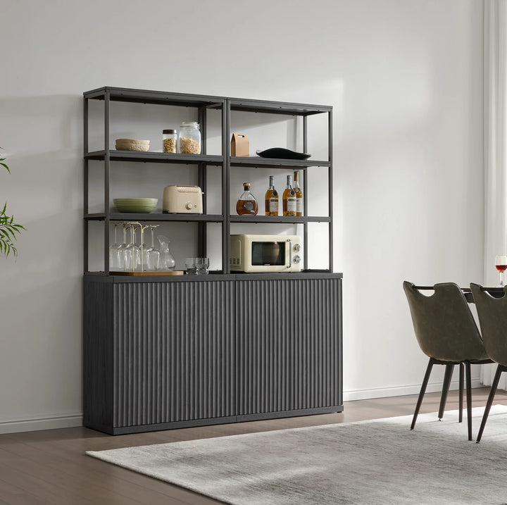 Stria Bookshelf, 2 Doors