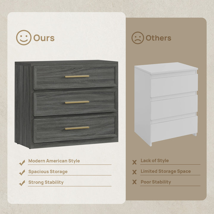 Crescent Modular Dresser with 9 Drawers