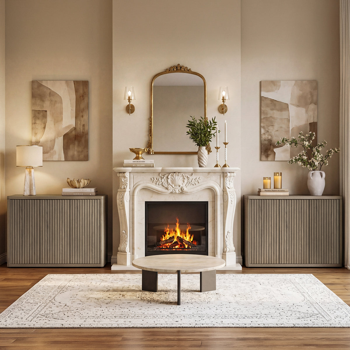 Cas TV Stand with 3 Doors