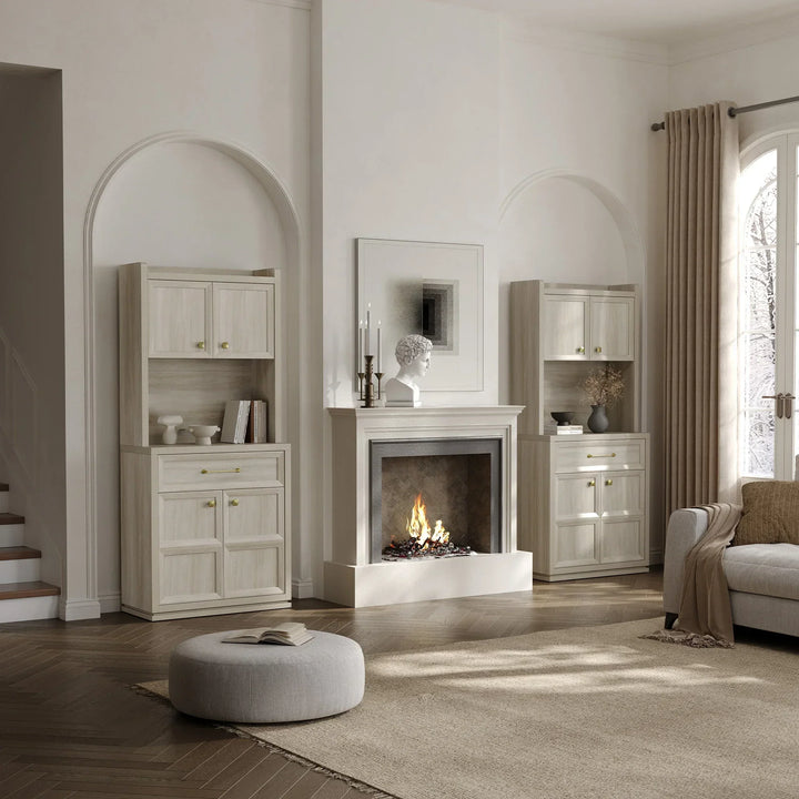 Helio Black Pantry Cabinet