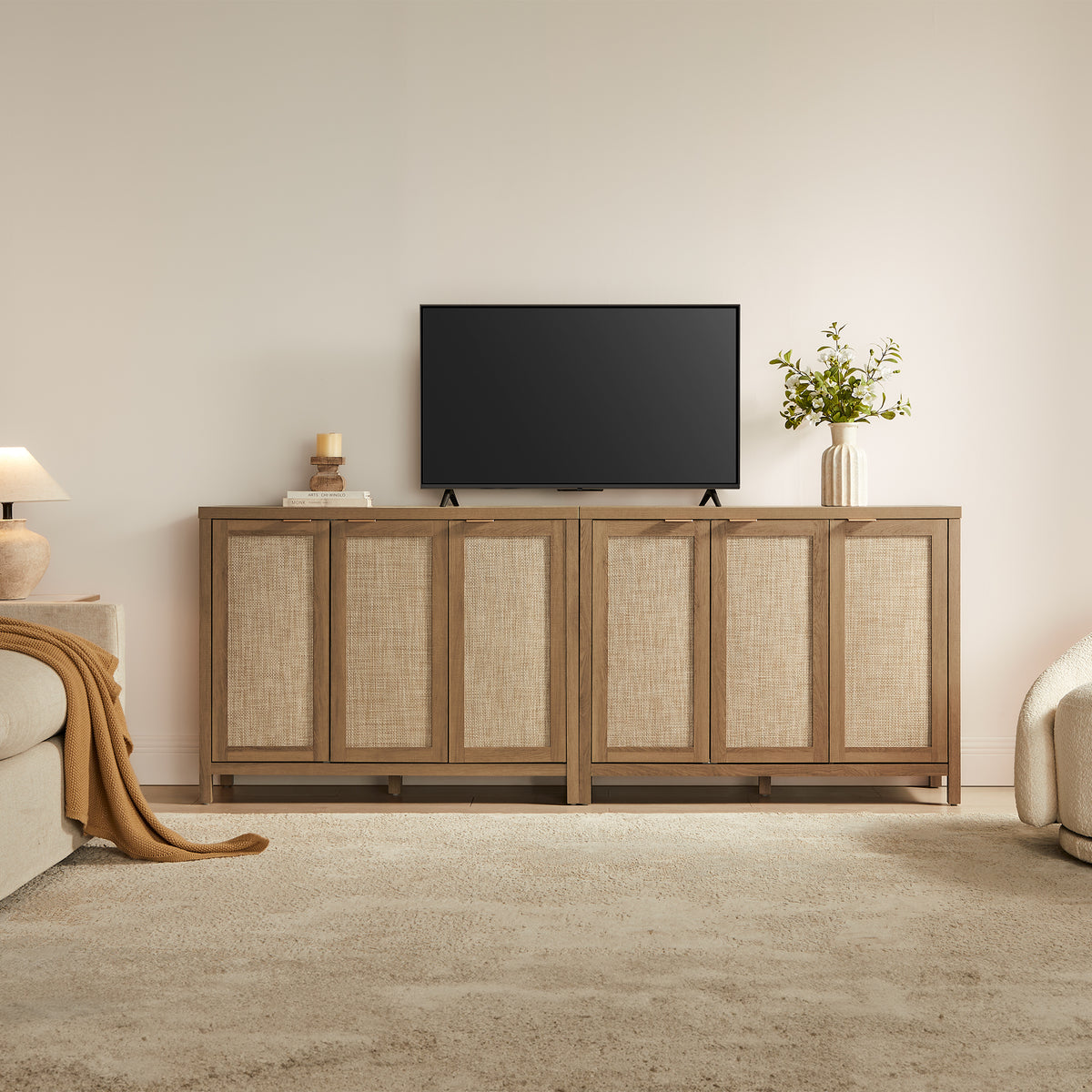 Savanna Rattan Sideboard with 3 Doors