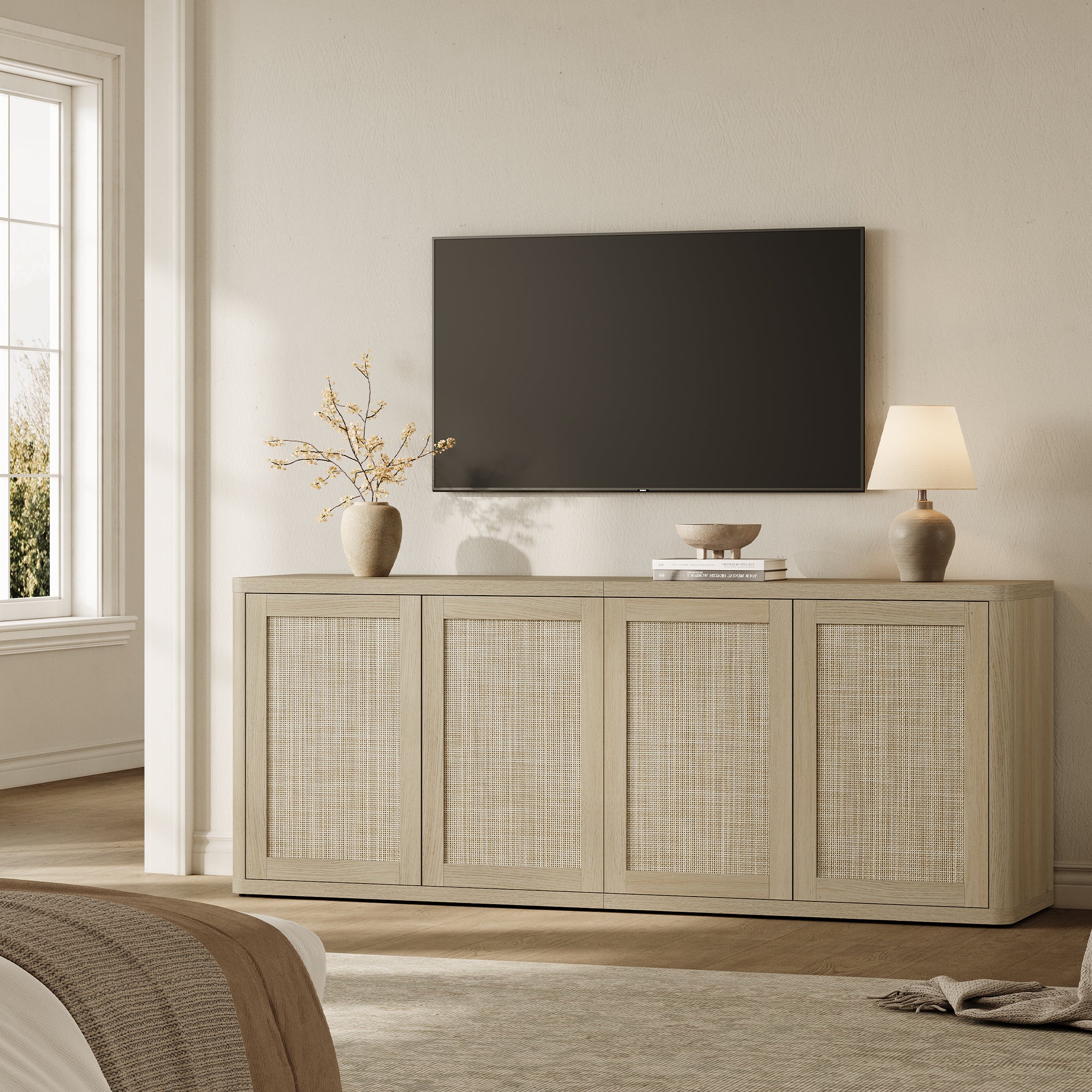 Zura Sectional TV Console, 65 Inches Wide