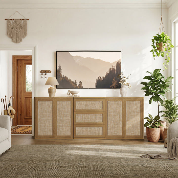 Zura Modular TV Stands Set of 3, Large Storage