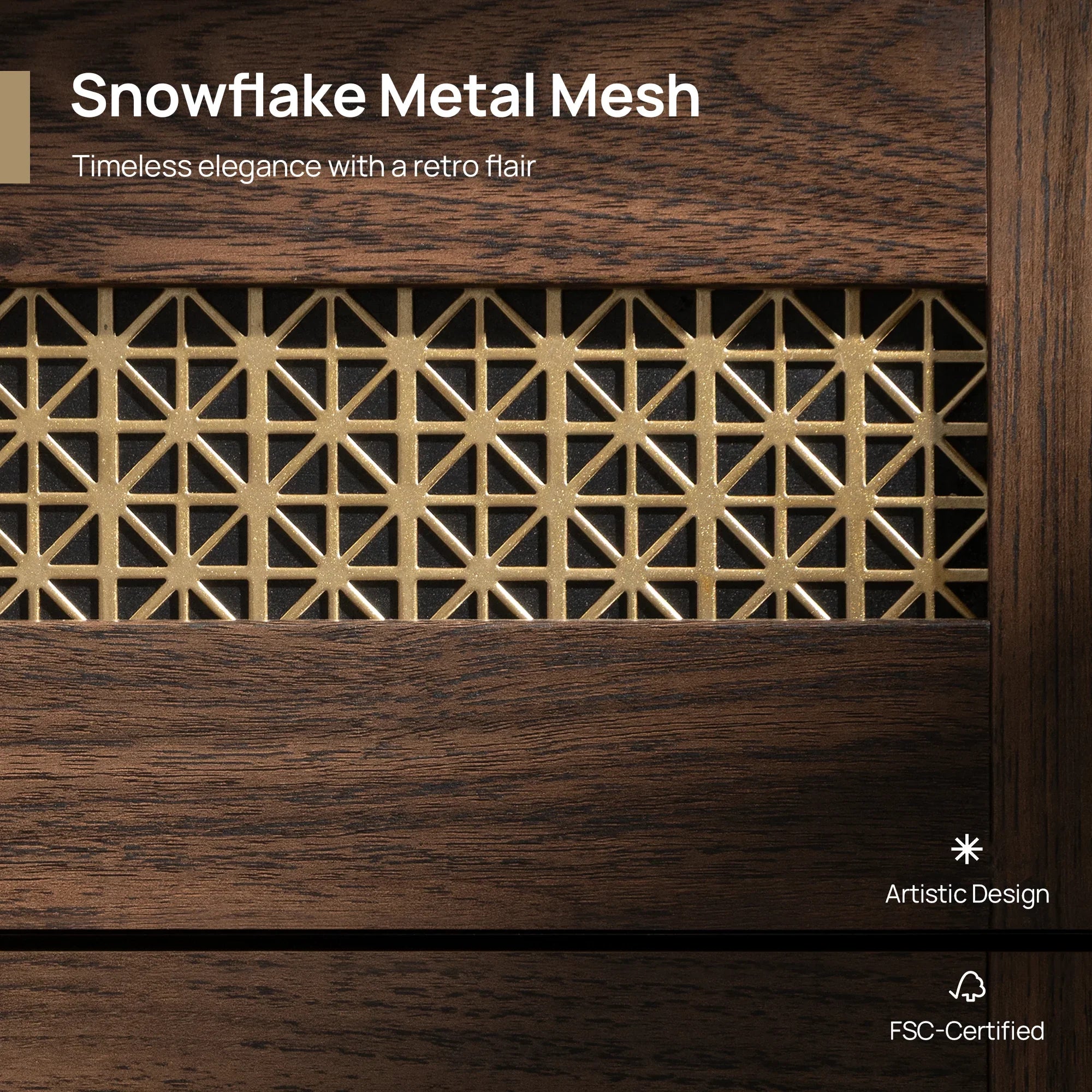 Andy Sideboard and 2-Drawers Nightstand Set