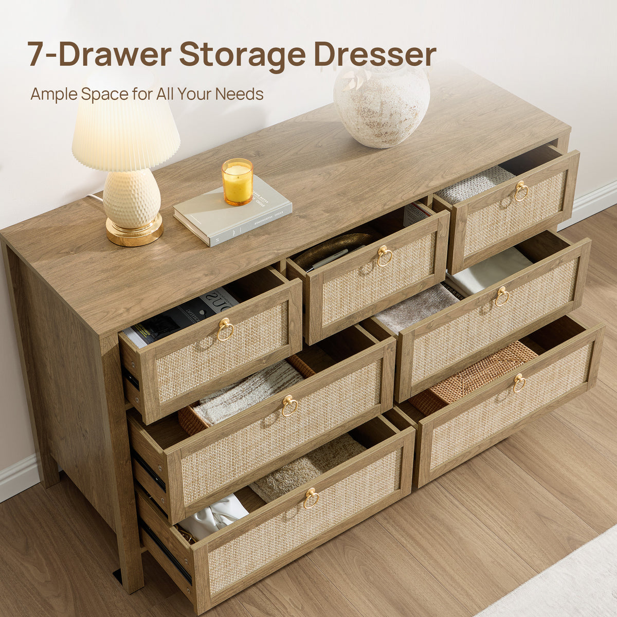 Terra Dresser and Nightstands Set