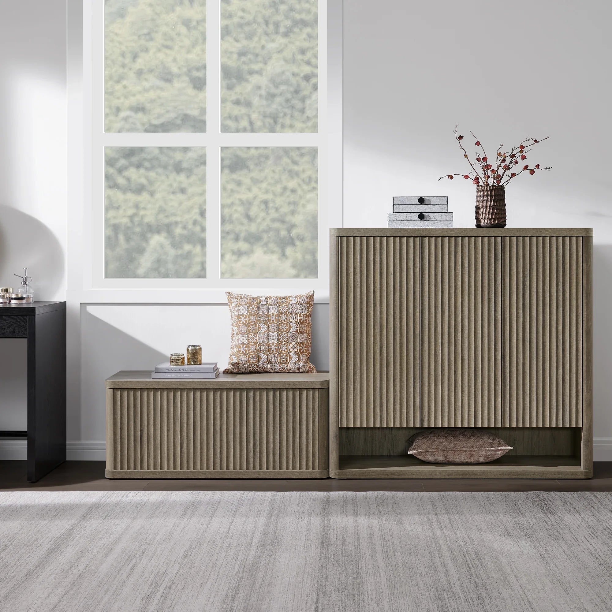 Cas Shoe Storage Cabinet with Doors