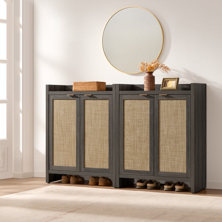 Savanna Shoe Cabinet, 24 Pairs Shoes