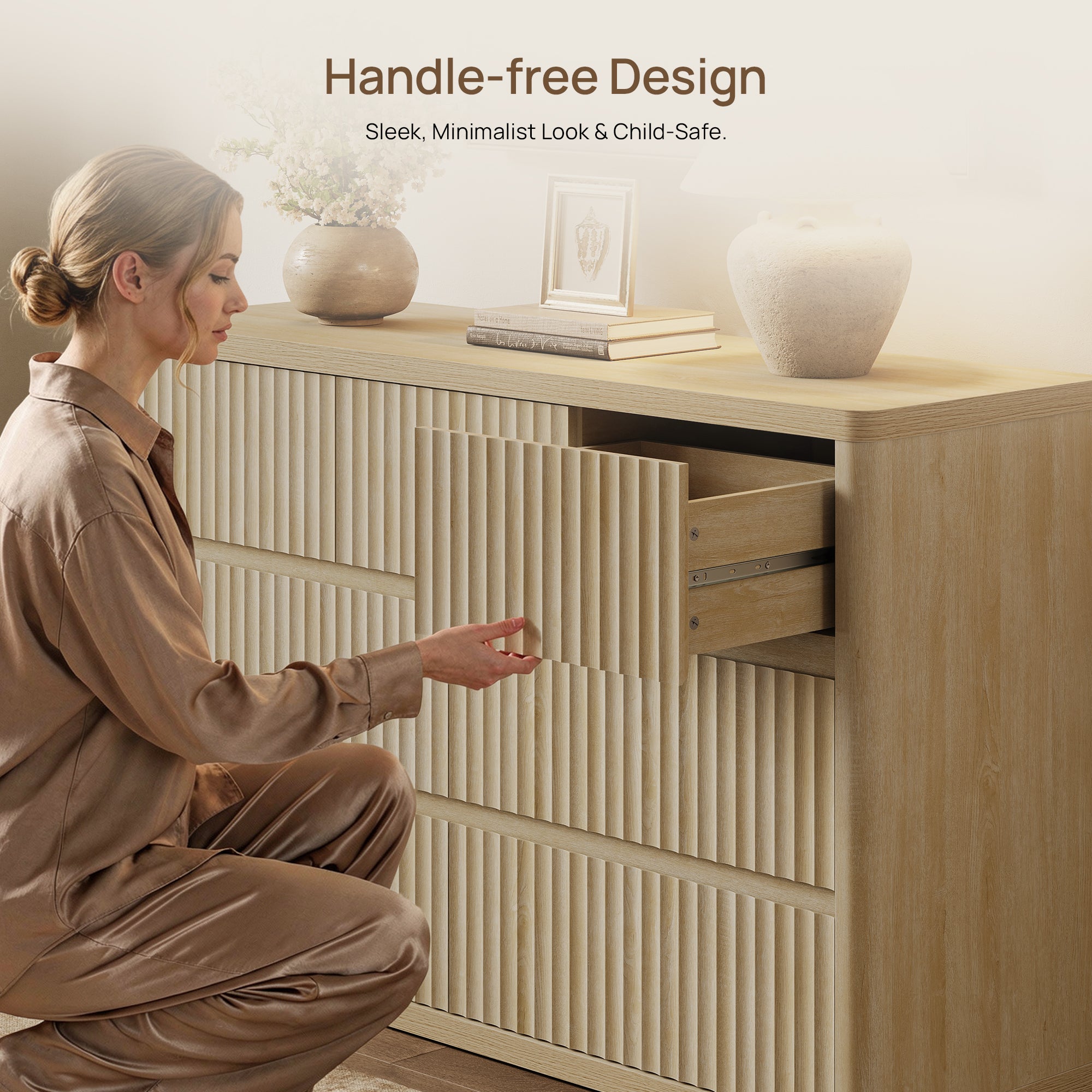 Cas 7-Drawer Dresser and Nightstands Bedroom Set