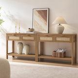 Savanna Boho Console Table with Storage, 39'' Wide