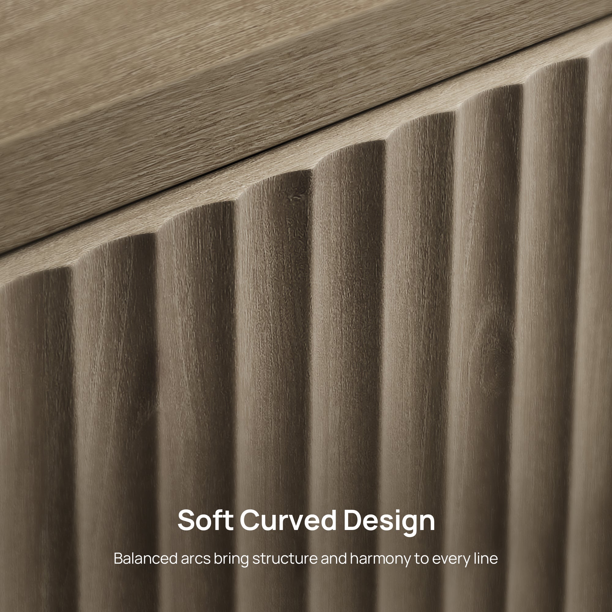 Cas Fluted Console Table for Entryway