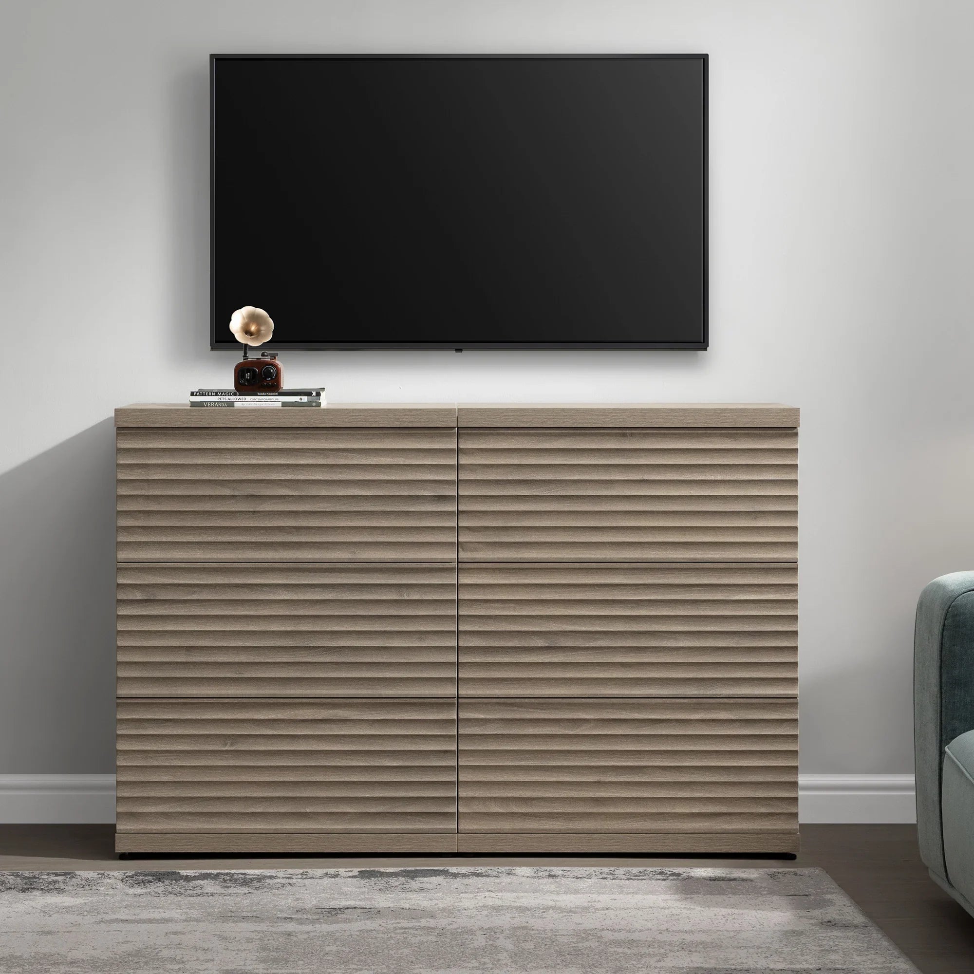 Stria Sideboard with 3 Drawers