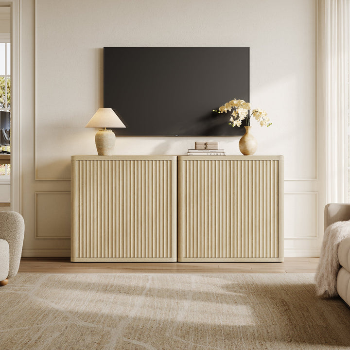Cas TV Cabinet with 2 Doors, Set of 2