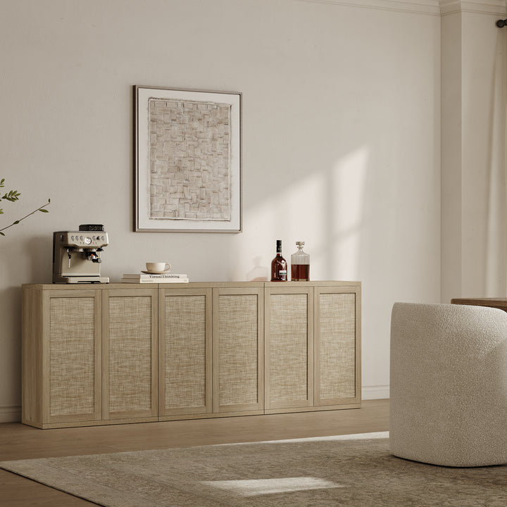 Zura 2-Door Buffet Cabinet, Large Storage