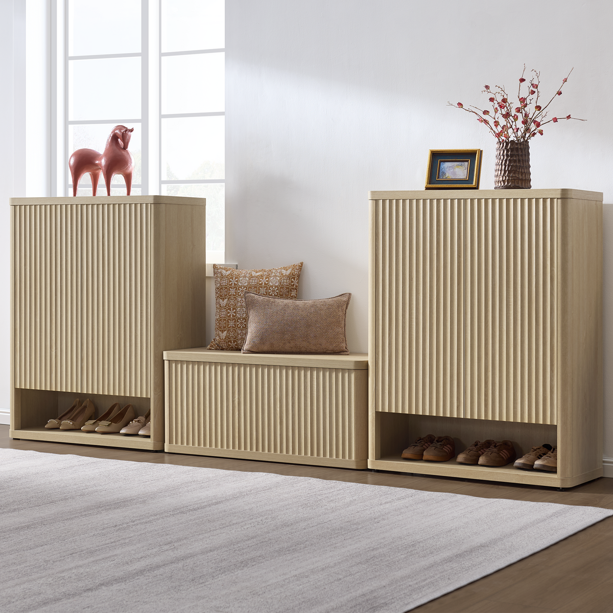 Cas Entryway Shoe Cabinet with Storage