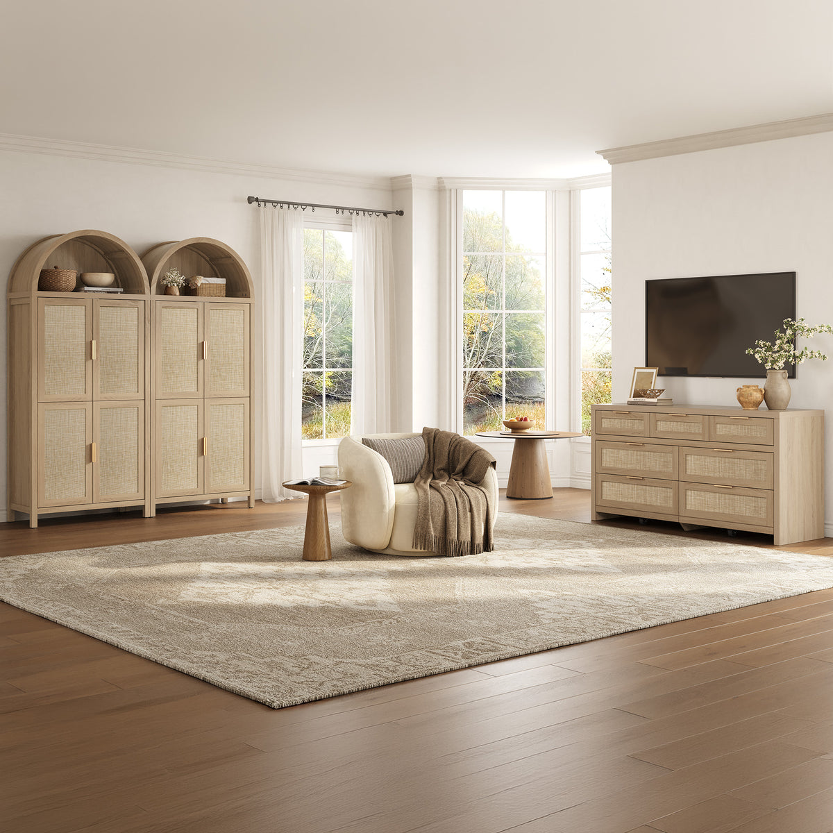 Savanna Bedroom Dresser with 7-Drawer, 53'' Wide