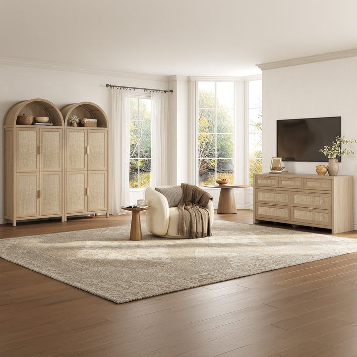 Savanna Bedroom Dresser with 7-Drawer, 53'' Wide