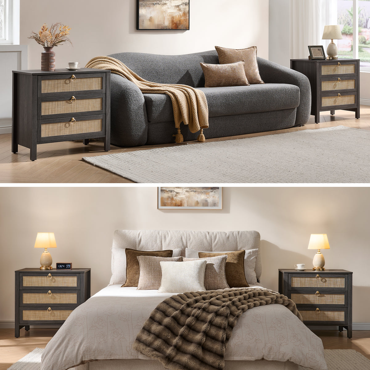 Terra Rattan Night Table