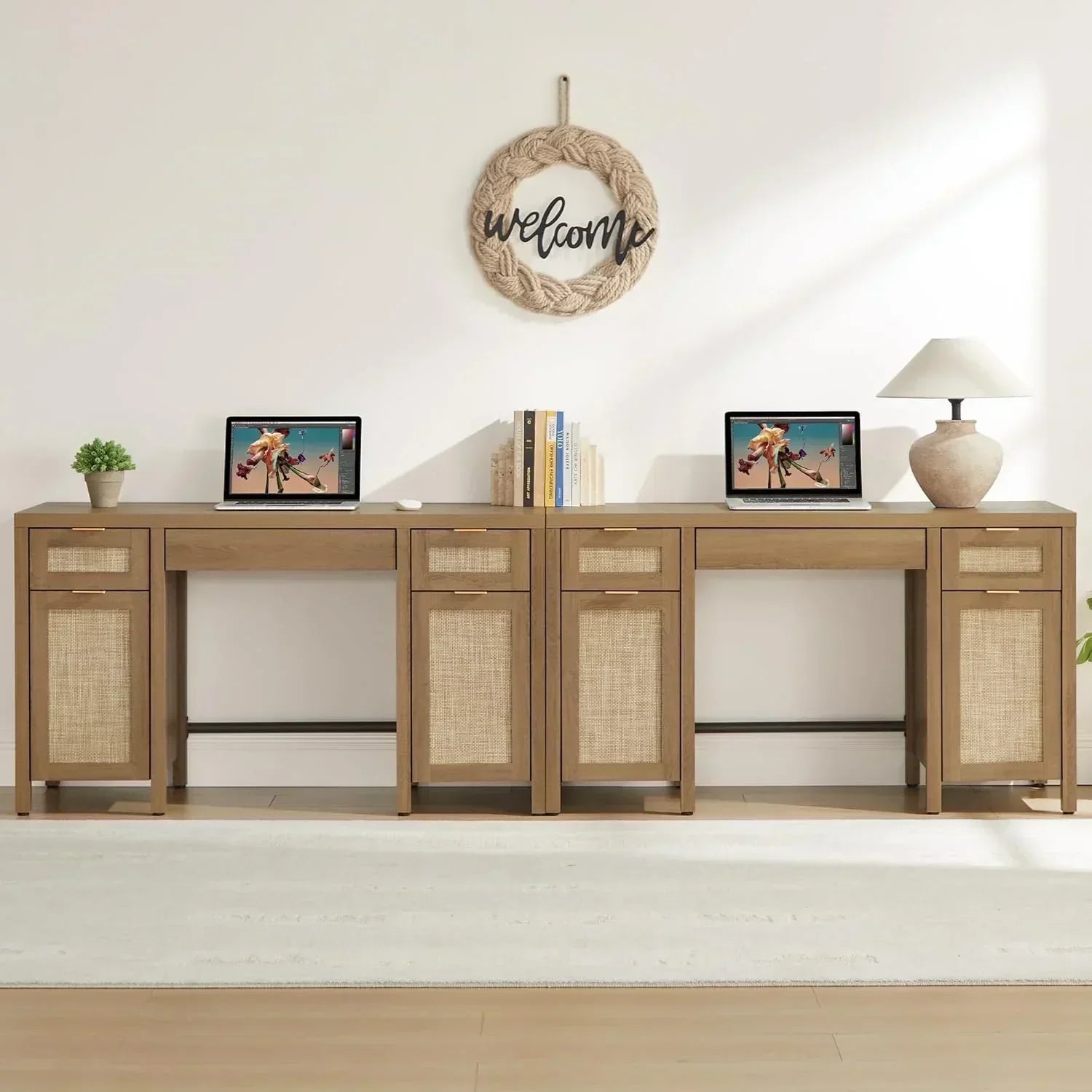 Savanna Modern Vanity Table with Doors
