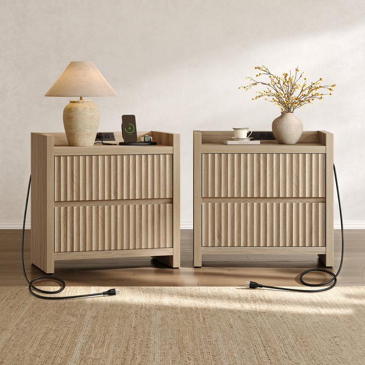 Prelude End Tables, 2 Drawers