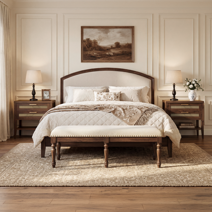 Andy Nightstand Set With 2 Doors