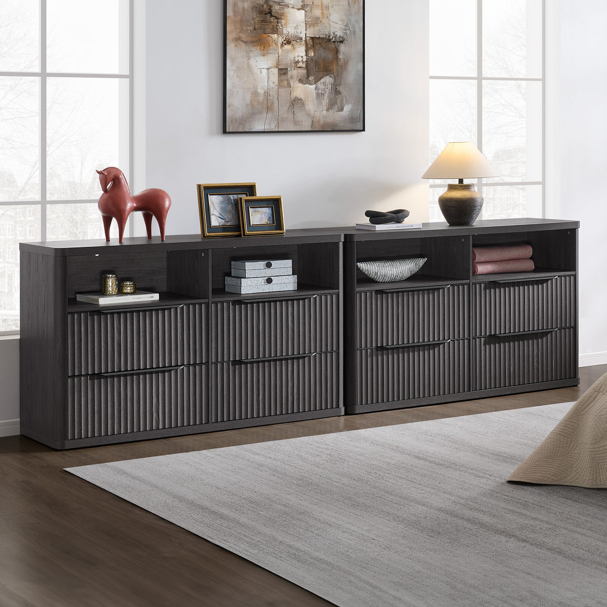 Cas Horizontal Chest, Open Drawers