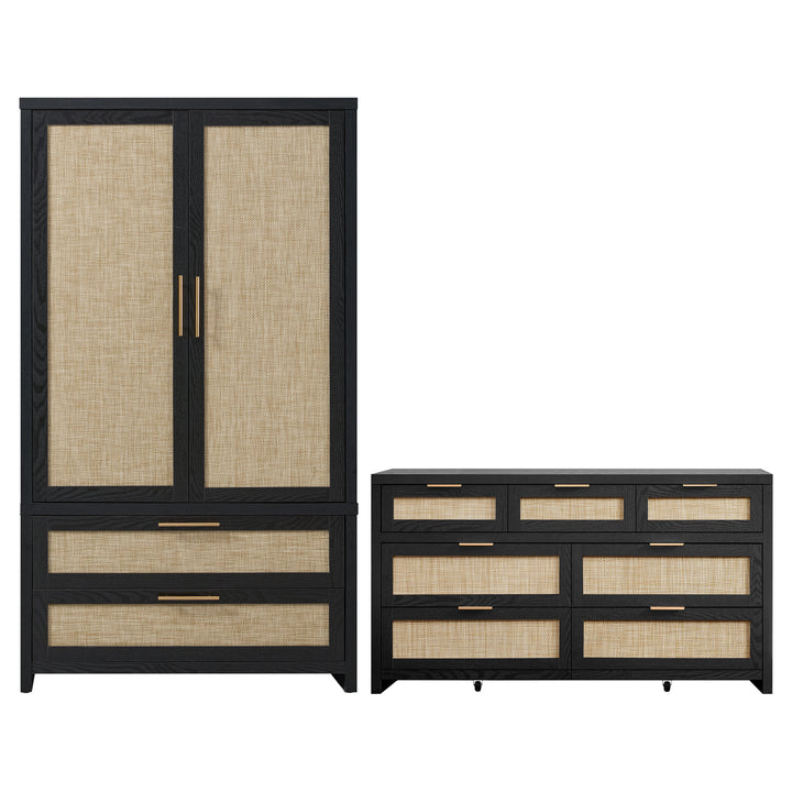 Savanna Dresser, Wardrobe Set-WM