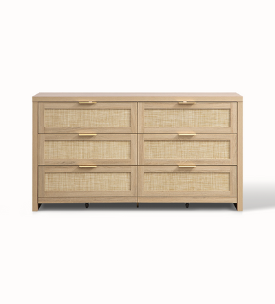 Savanna 6 Drawer Dresser, 56.85 Inch Wide