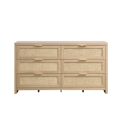 Savanna 6 Drawer Dresser, 56.85 Inch Wide