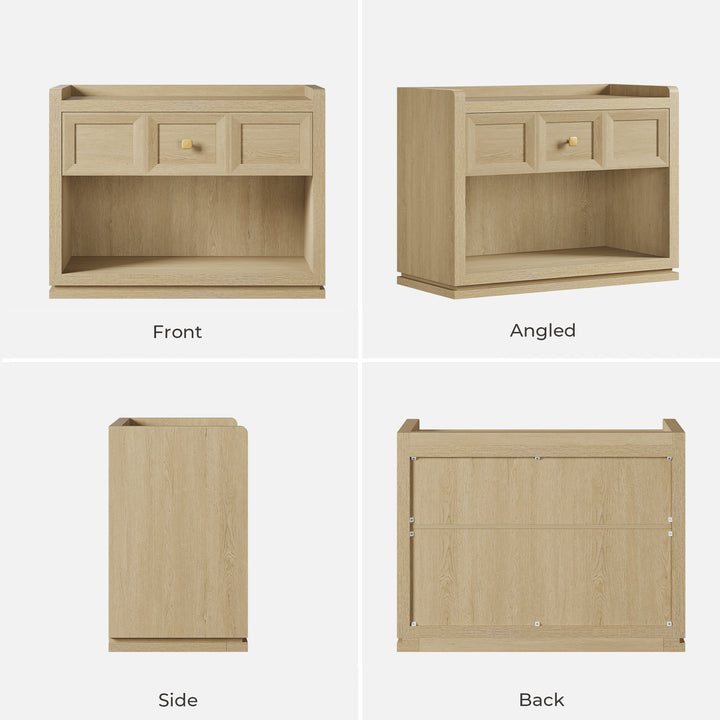 Helio Large-Size Nightstand, Bedroom Storage